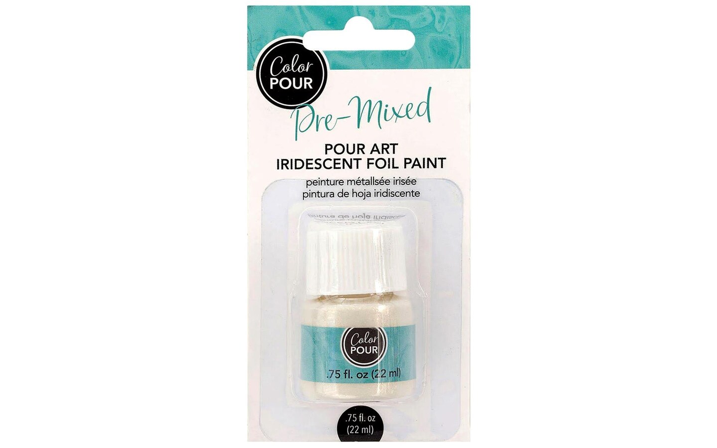 AMC Color Pour Pre Mixed Paint .75oz Iridscnt Foil