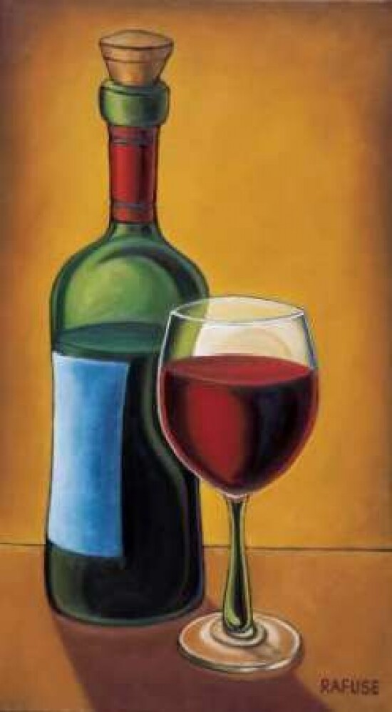 Red Wine Poster Print by Will Rafuse - Item # VARPDX8573