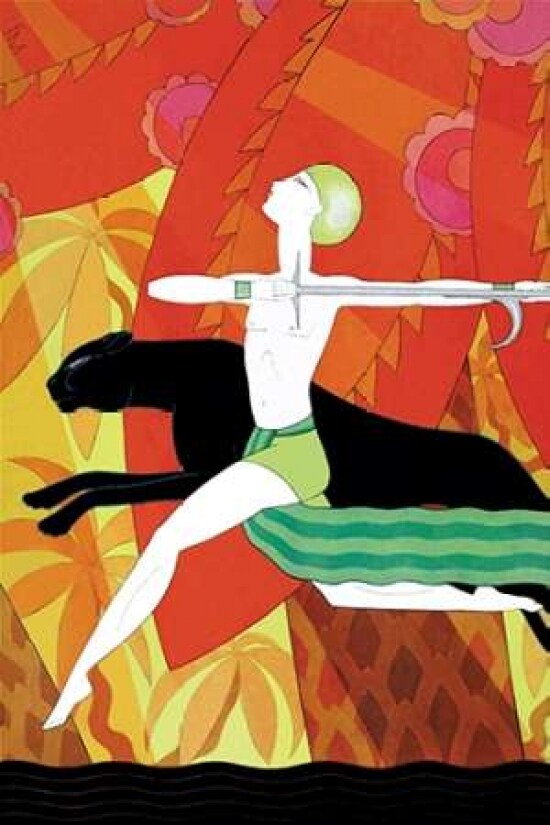 Mowgli and the Black Panther 1926 Poster Print by Frank McIntosh - Item # VARPDX342042