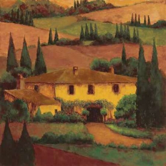 Tuscany Villa Poster Print by Montserrat Masdeu - Item # VARPDXMMP640