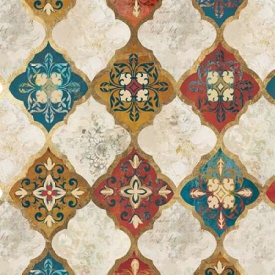 Moroccan Spice Tiles I Poster Print by PI Studio