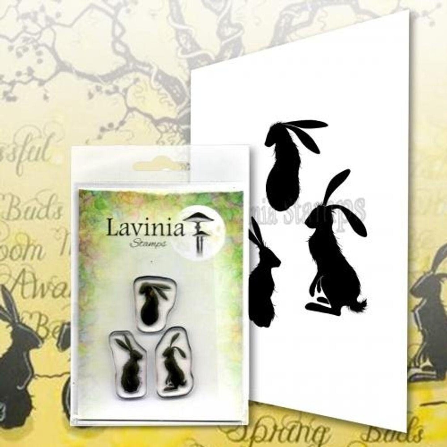 Lavinia Stamps  Wild Hares Set Small