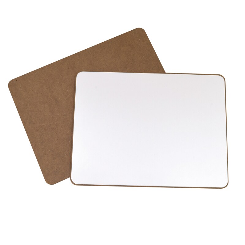 Magnetic Whiteboard, 1-Sided, Plain, 9&#x22; X 12&#x22;, 25 Boards
