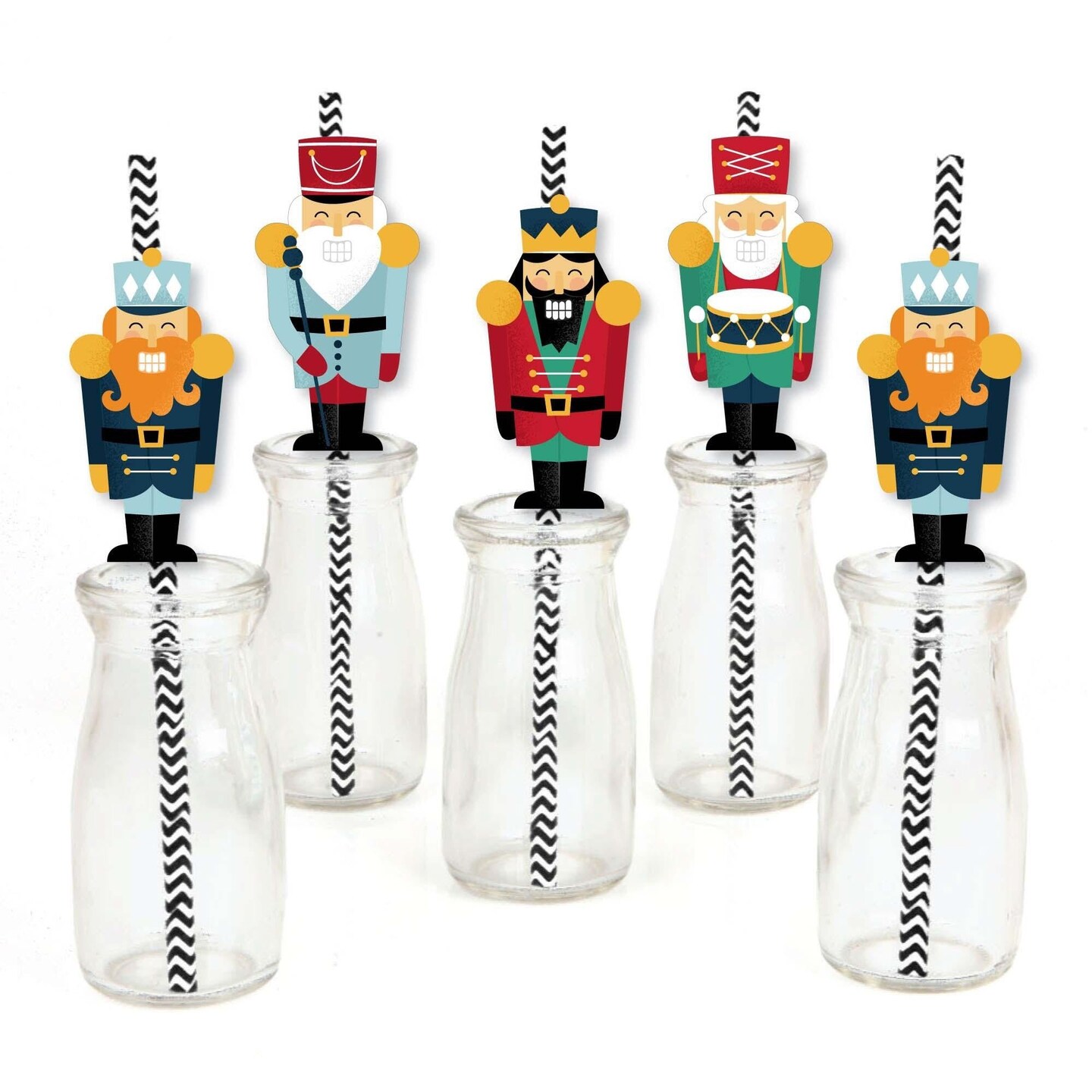 Big Dot of Happiness Christmas Nutcracker - DIY Shaped Holiday