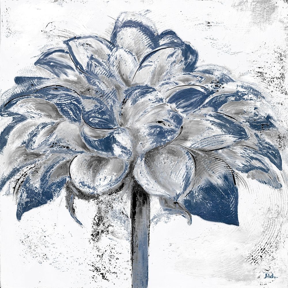 Navy Blue Dahlia Poster Print by Patricia Pinto - Item # VARPDX8801E