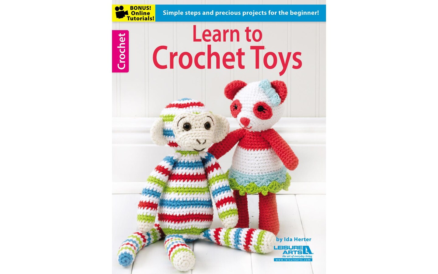 Leisure Arts Learn To Crochet Toys Crochet Book Michaels