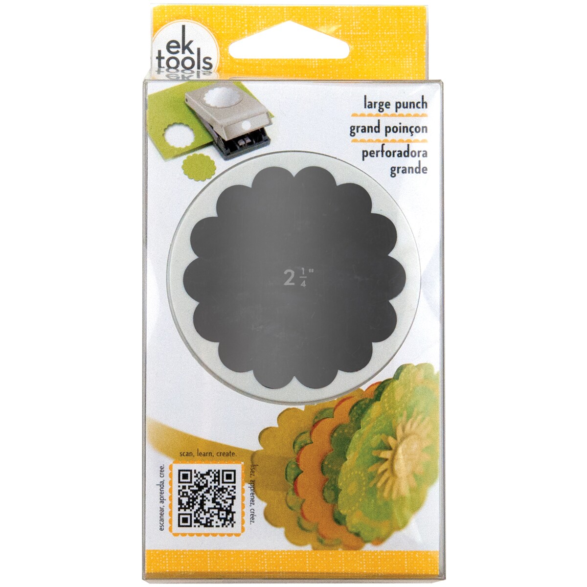 Large Punch-Scallop Circle 2.25&#x22;