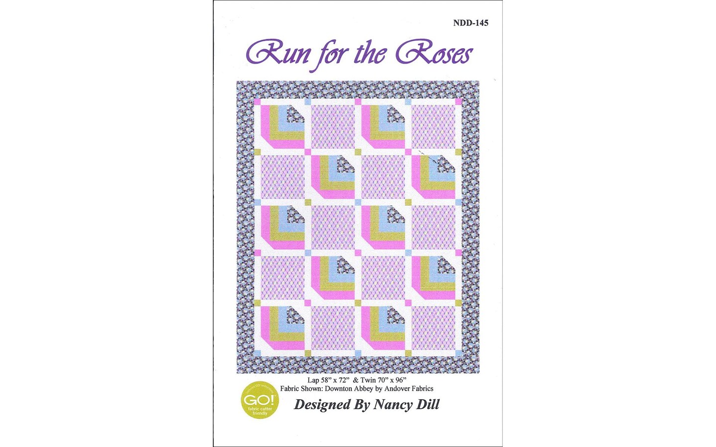 Quilt Woman Run For The Roses Ptrn