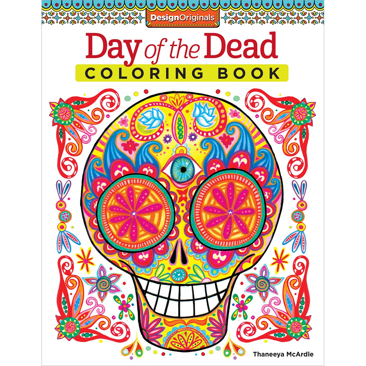 Day Of The Dead Coloring Book-Softcover