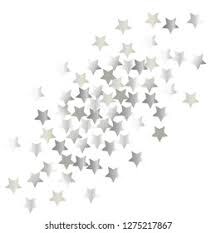 Silver Foil Star-Shaped Confetti