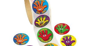 High Five Sticker Roll 100 Pieces