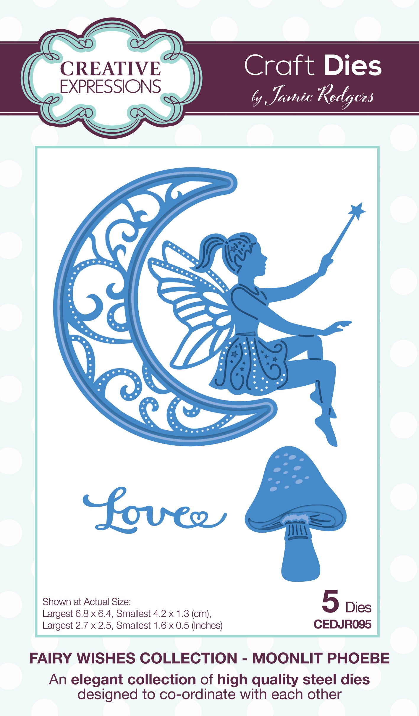 Creative Expressions  Jamie Rodgers Fairy Wishes Moonlit Phoebe Craft Die