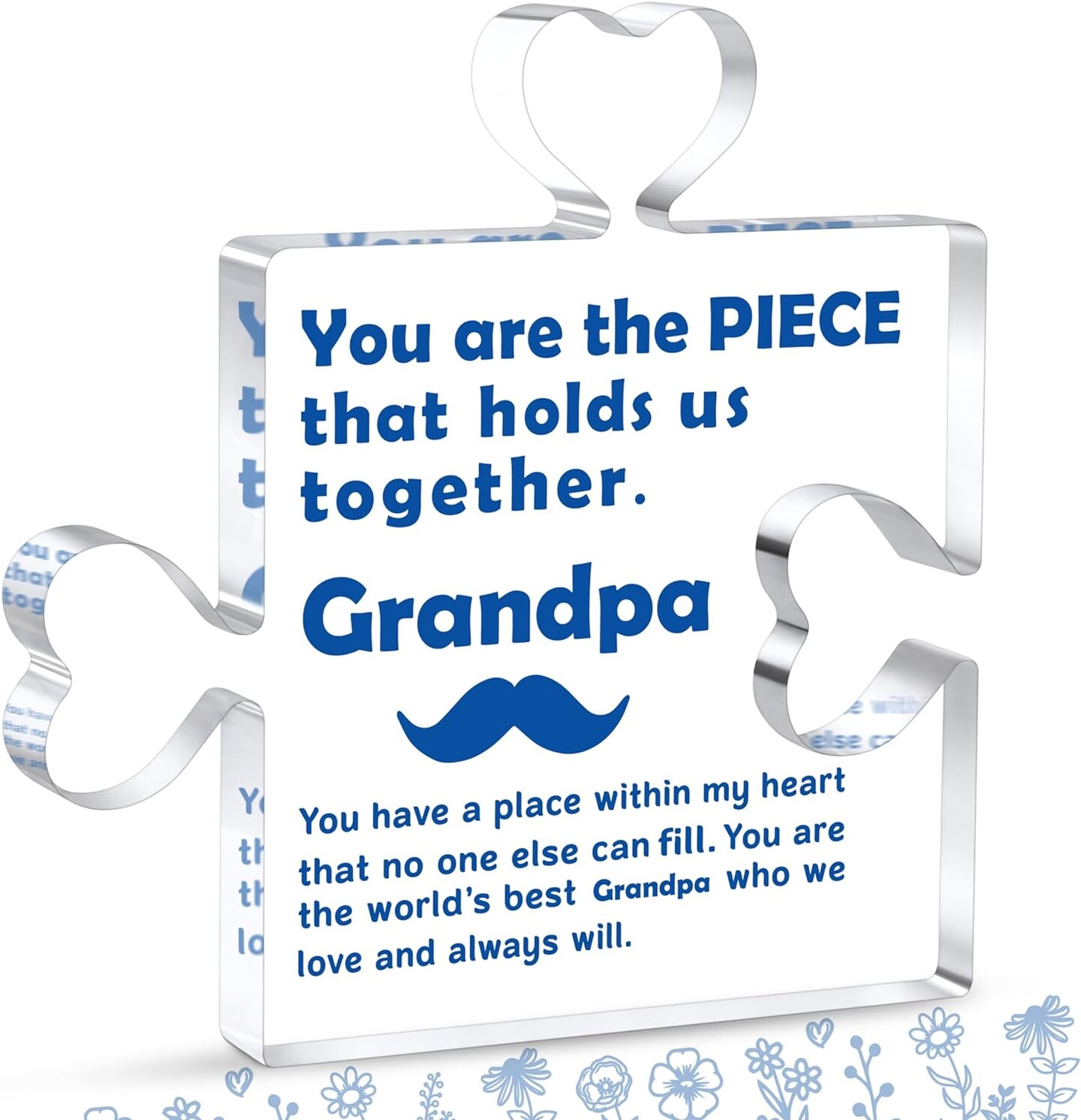 Long-lasting Puzzle Piece for Father&#x27;s Day Table Decoration