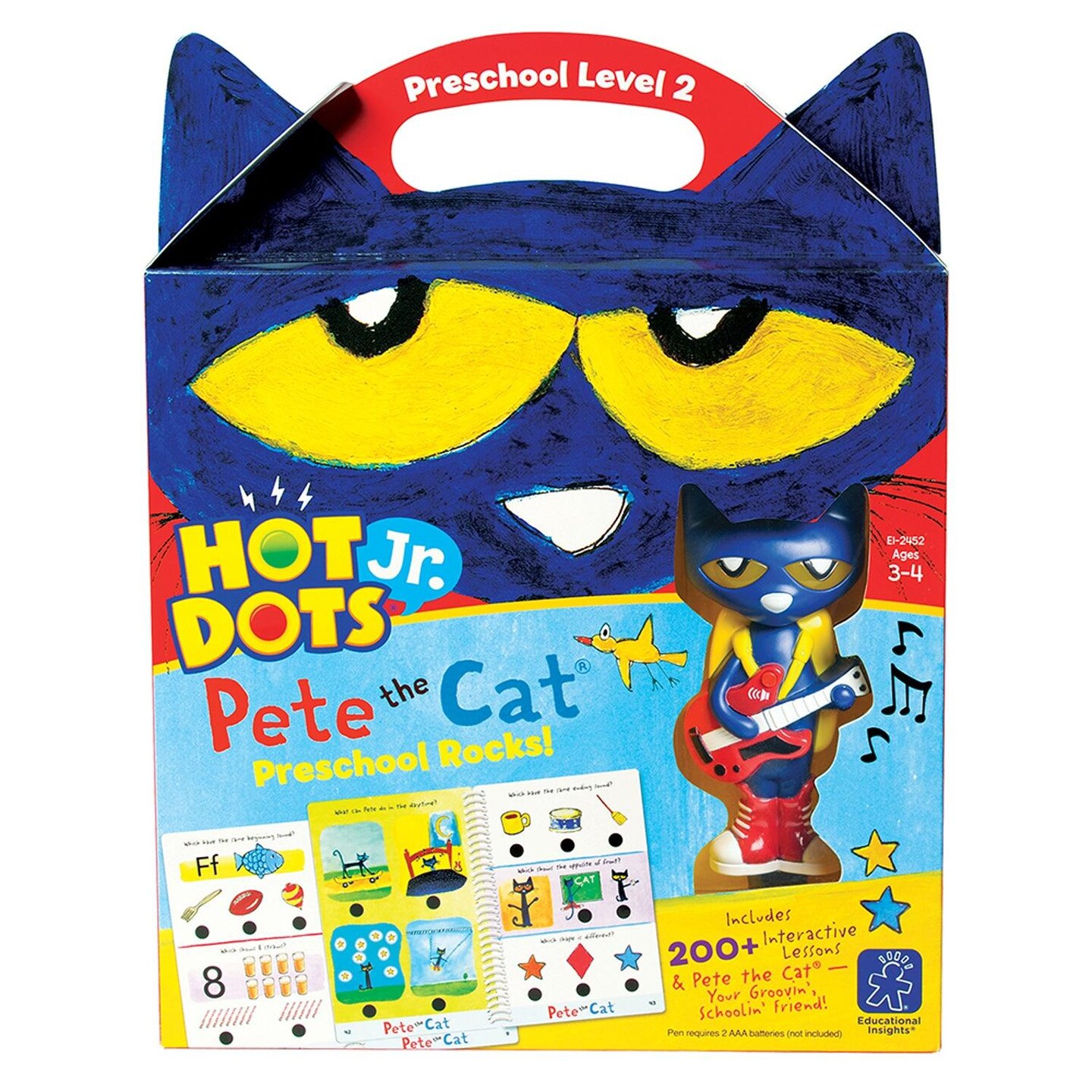 Hot Dots&#xAE; Jr. Pete the Cat&#xAE; Preschool Rocks! Set