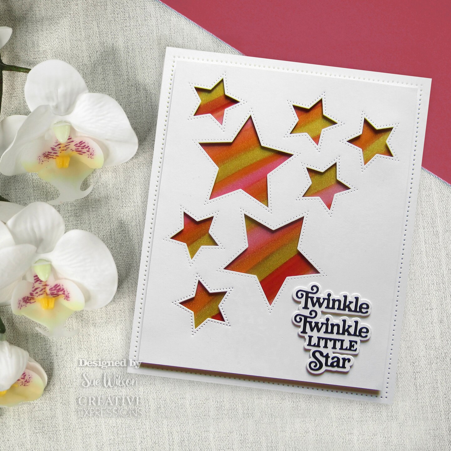 Creative Expressions  Sue Wilson Noble Pierced Star Craft Die