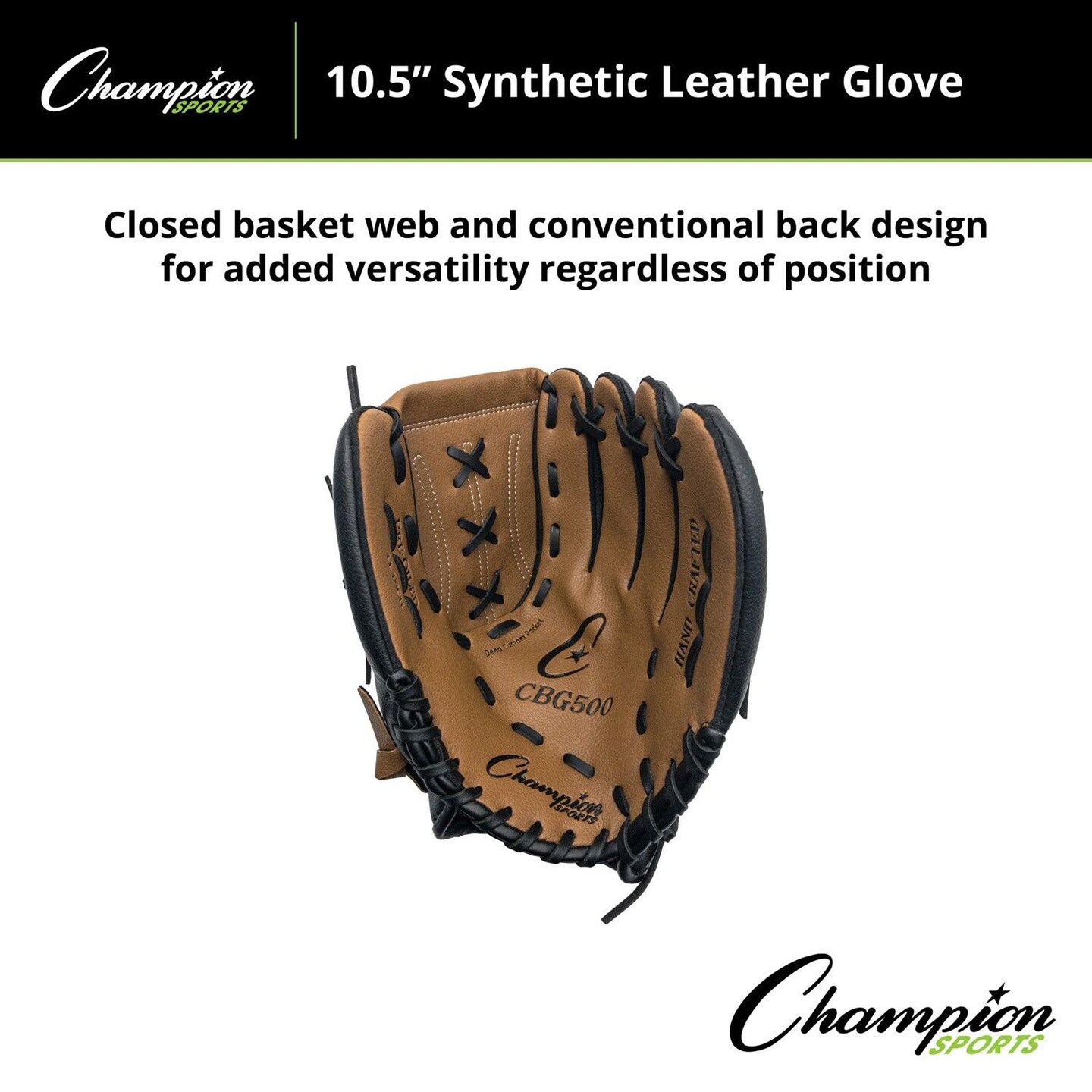 Leather &#x26; Vinyl 11&#x22; Baseball/Softball Glove