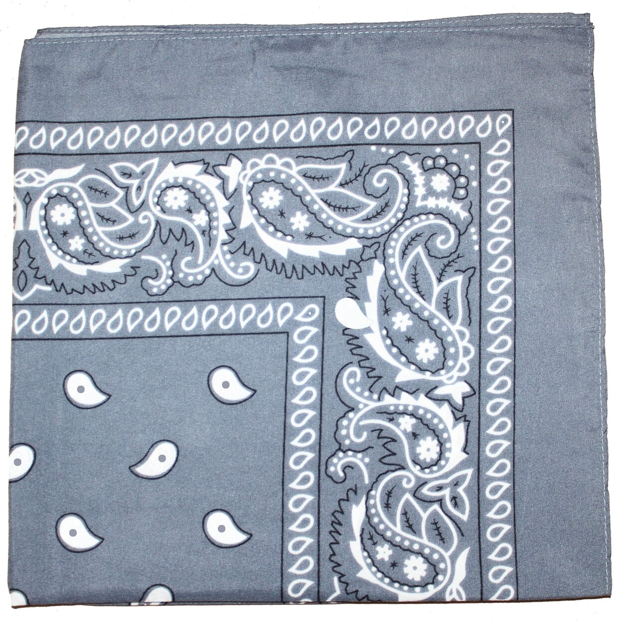 Mechaly Polyester Bandana Pack Of 4 Solid Paisley Colors Unisex Accessories