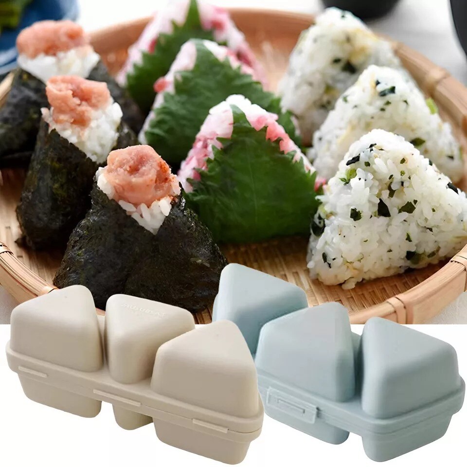 6 Cell Triangle Rice Ball Bento Press Maker