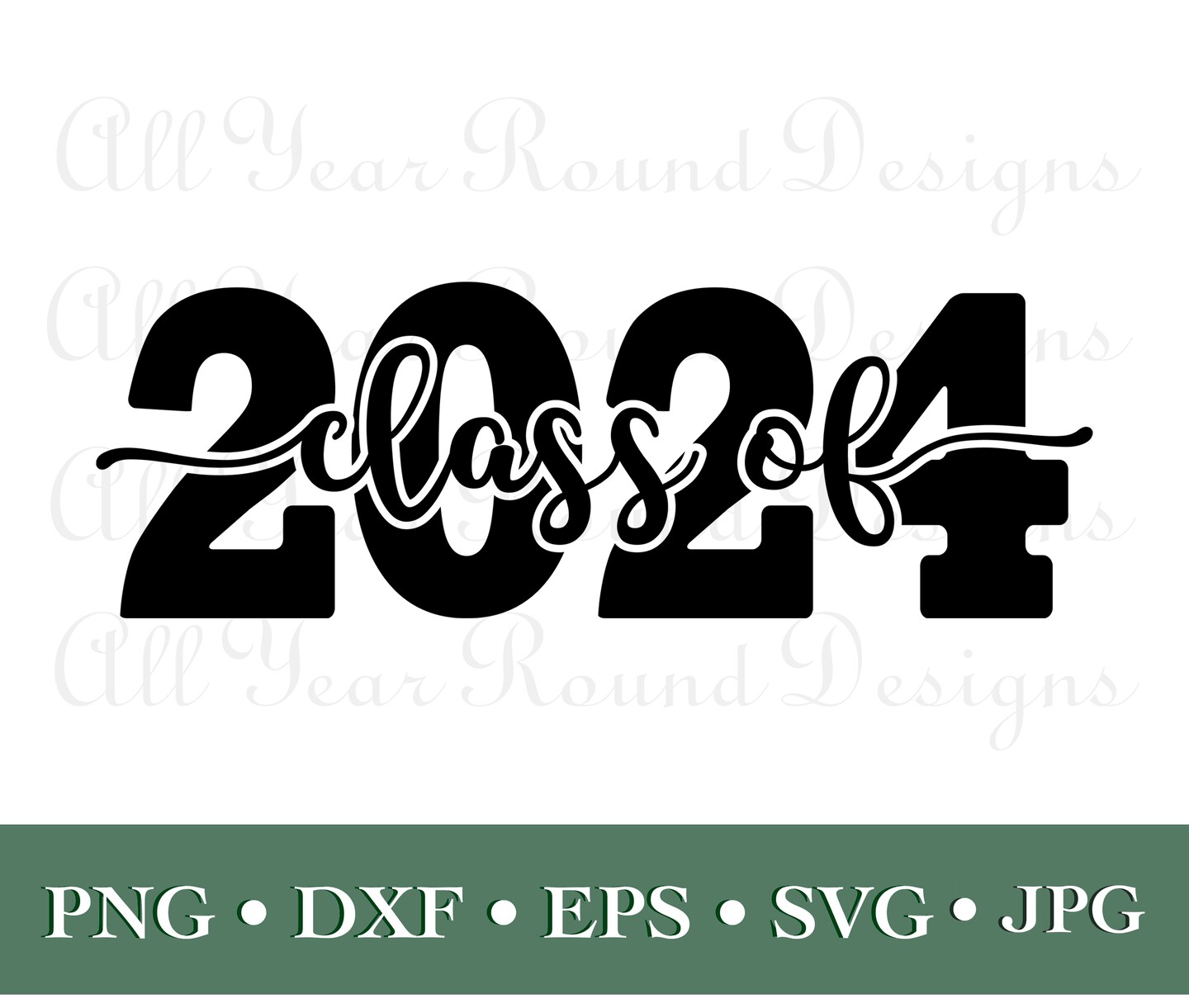 Graduation Decor SVG PNG DXF EPS JPG File Bundle Digital Download