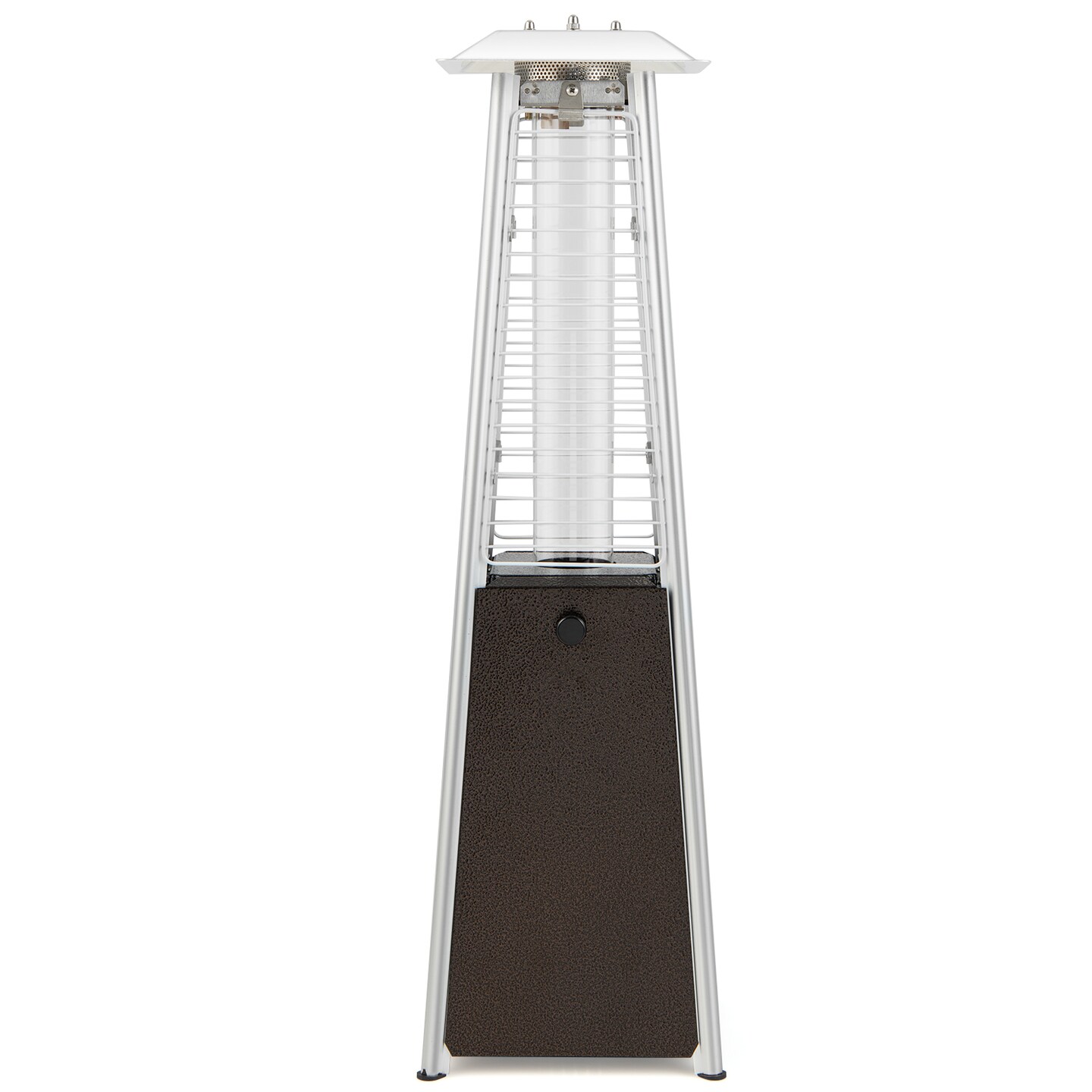 Portable Steel Tabletop Patio Heater with Glass Tube