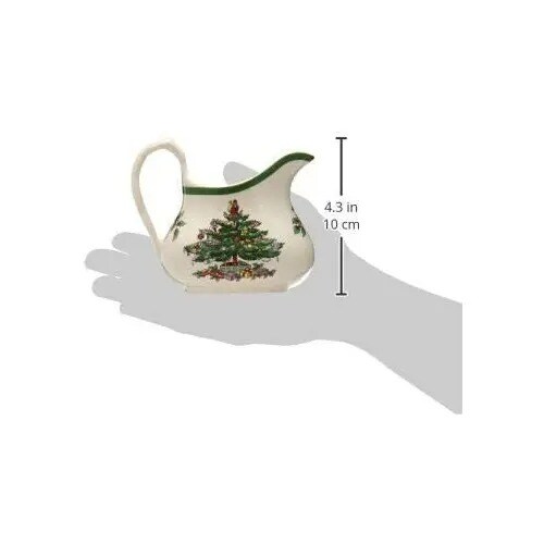 Spode Christmas Tree Sugar &#x26; Creamer Set, 16 oz. Sugar &#x26; 8 oz. Creamer