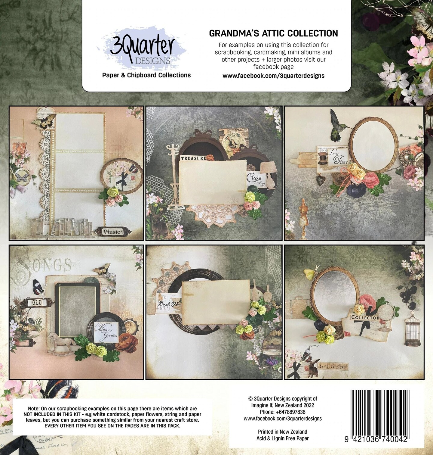 3Quarter Designs  Grandma&#x27;s Attic Collection