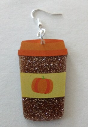 Pumpkin Spice Latte Earrings product 2