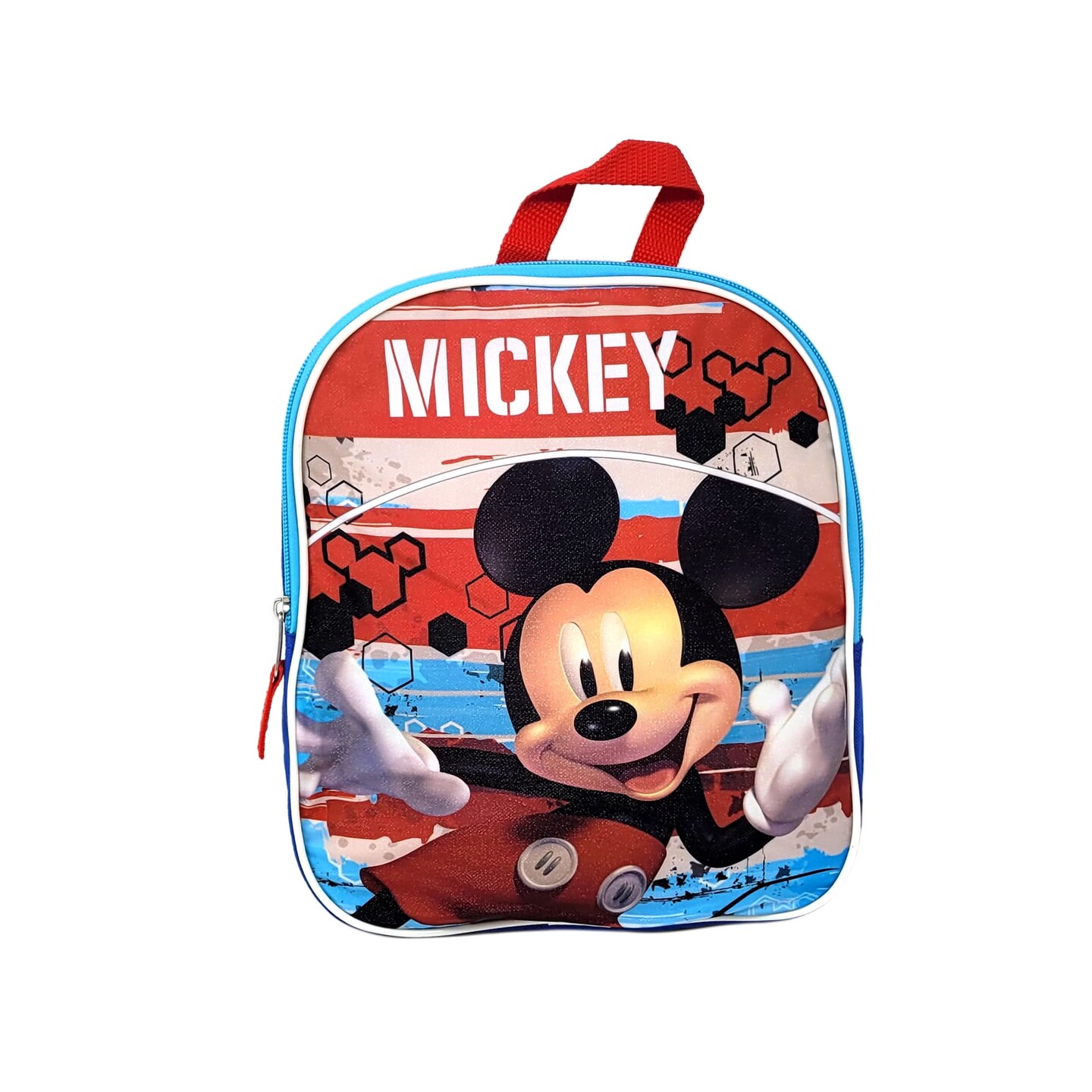 Disney Mickey Mouse Backpack 11" Mini Toddler Boys Girls Red Blue