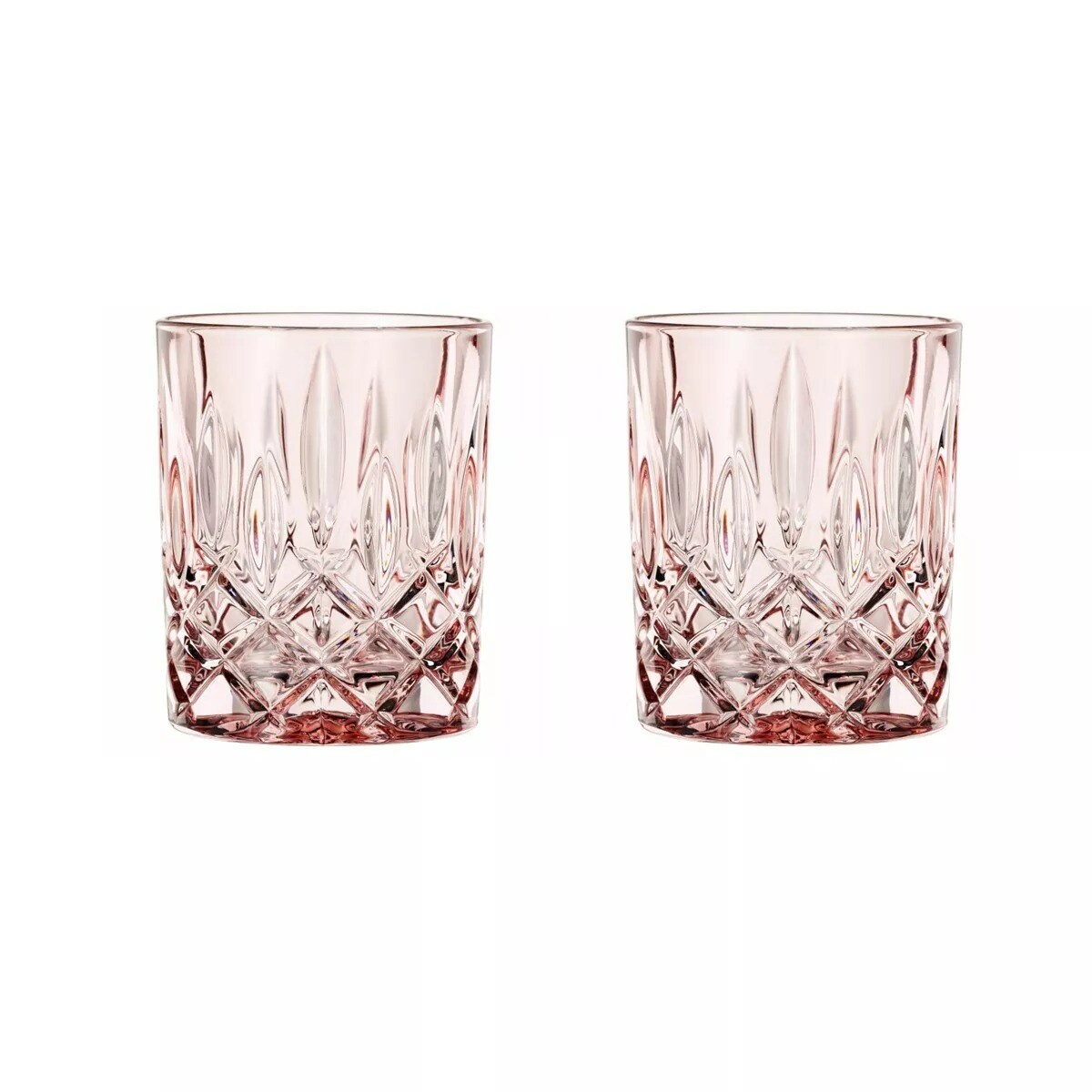 Nachtmann Noblesse Ros&#xE9; Whiskey Tumbler Set of 2, 10.4 Oz