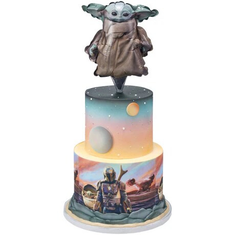 Star Wars The Mandalorian &#x26; The Bounty Edible Cake Image PhotoCake&#xAE;