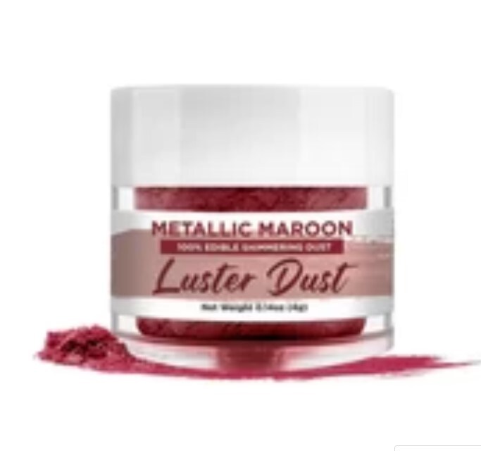 Bakell Luster Dust Food Safe Edible Glitter 4g Bottle (select your color)