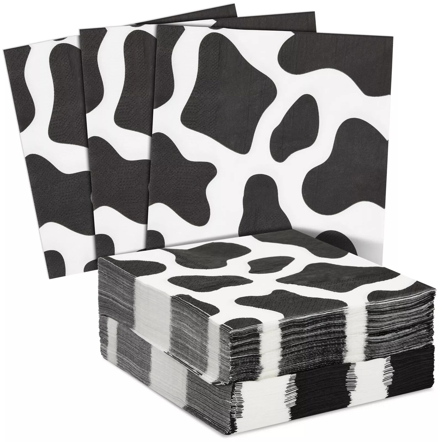 100 Pack Cow Print Napkins
