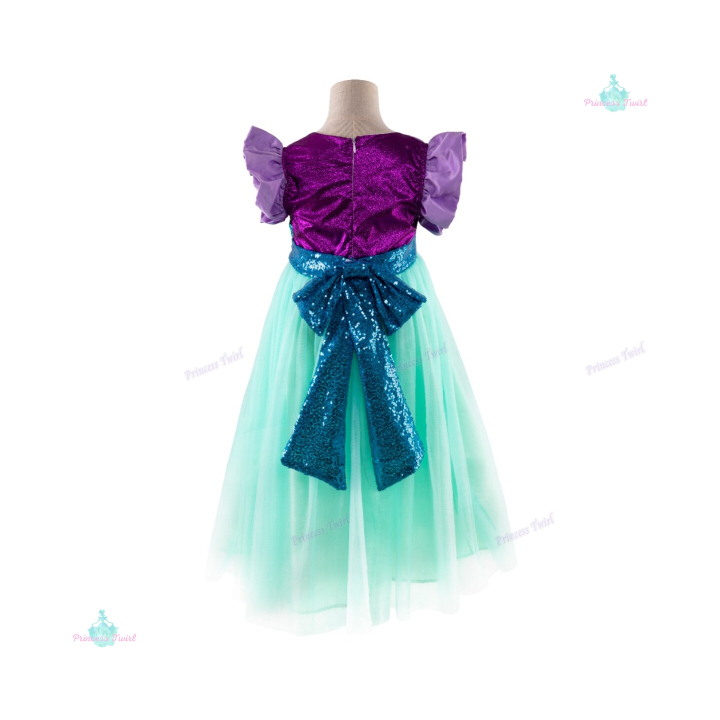 Little Mermaid Ariel dress, Princess dress, Ariel Disney Inspired Costume, Little Mermaid Dress and Accessories product 2
