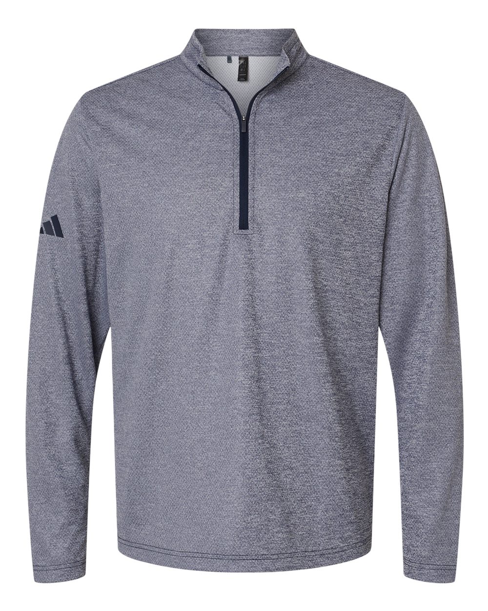 Adidas&#xAE; Space Dyed Quarter-Zip Pullover