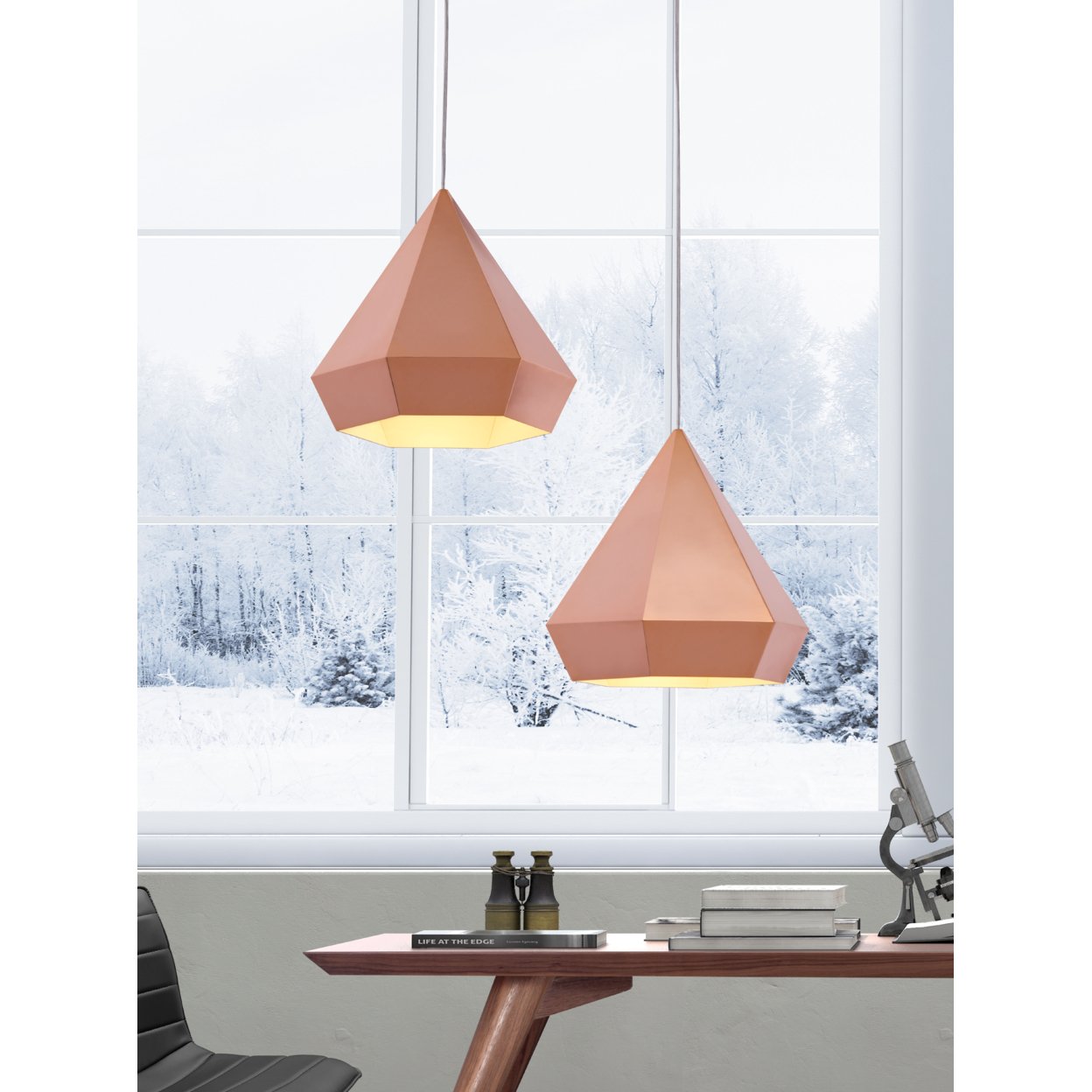 Forecast Ceiling Lamp Pendant Light Geometric Design E26 Max 60W Ul Listed
