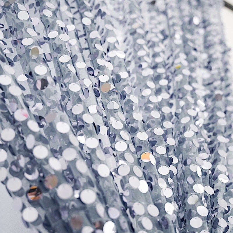 120&#x22; Large Payette Sequin Round Tablecloth