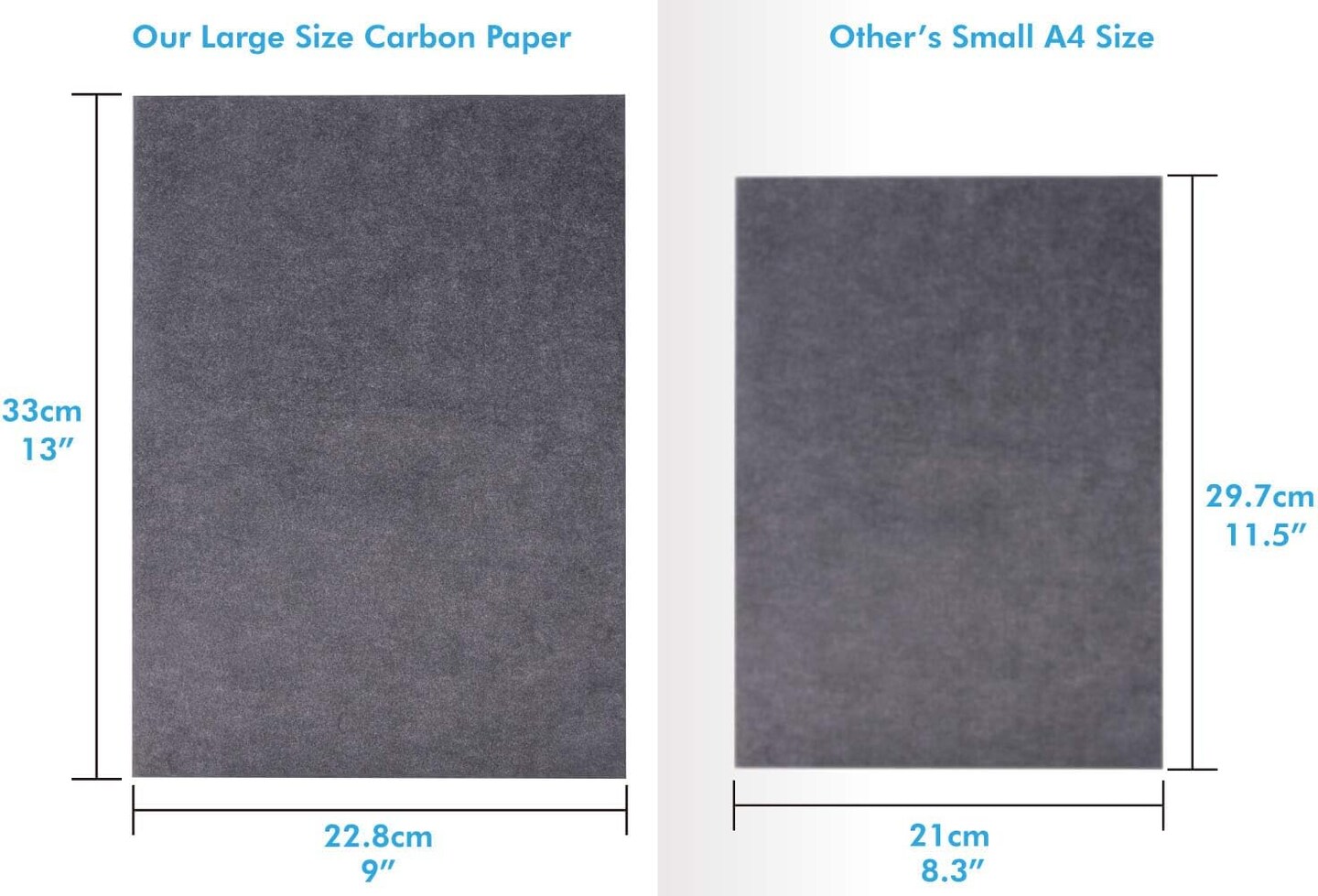 100 Sheets Black Carbon Transfer Tracing Paper for Wood, Paper, Canvas and Other Art Surfaces (9 x 13 Inches)