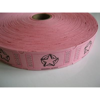 Pink Star Single Roll Tickets
