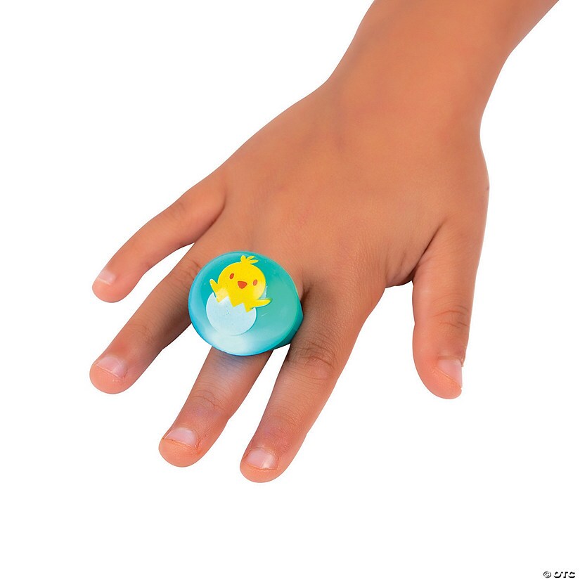 Light-Up Easter Rings - 12 Pc.
