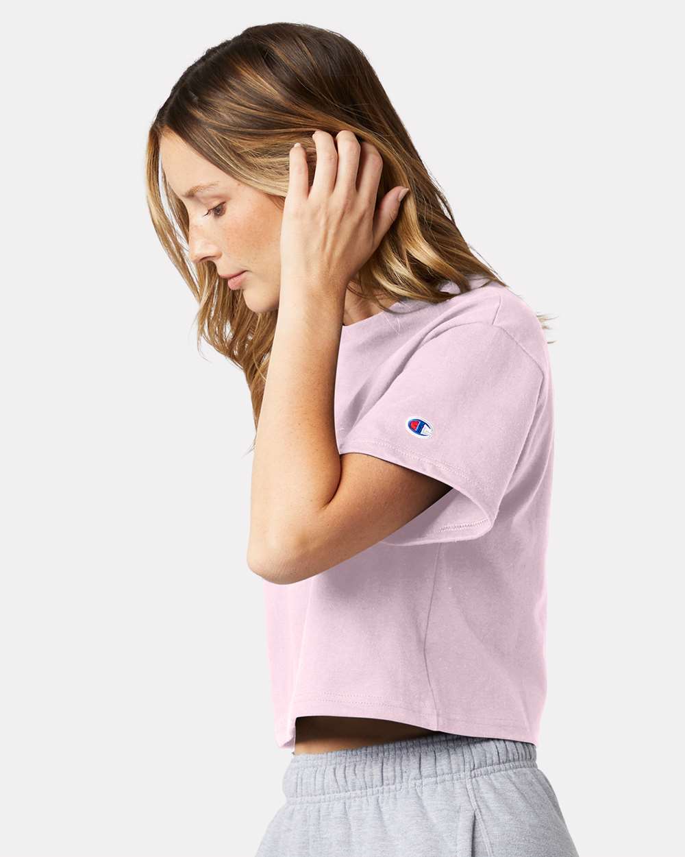 Champion cropped tee best sale