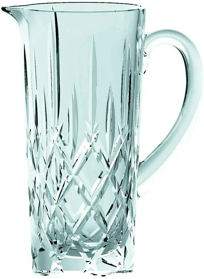 Nachtmann Noblesse Bavarian Fine Crystal Pitcher, 42 Ounce - Clear