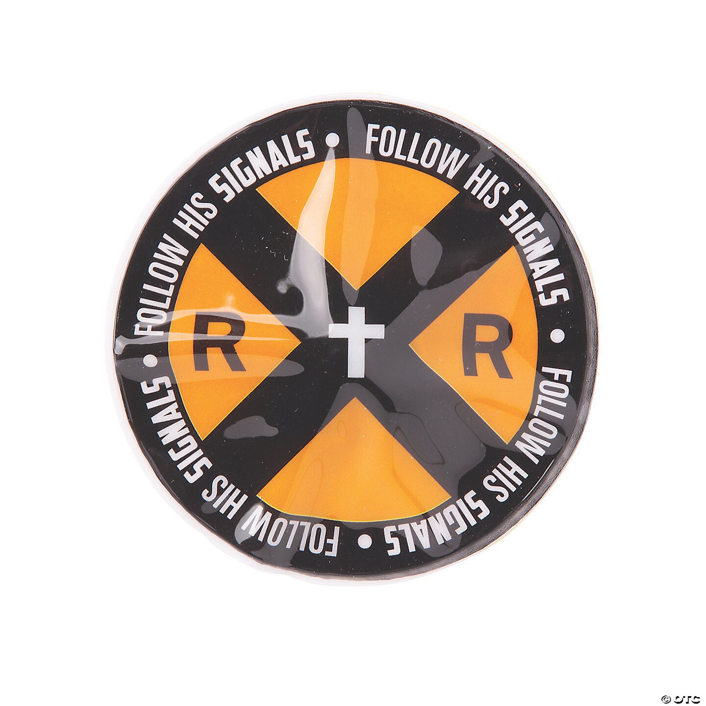 Railroad VBS Light-Up Sticker Badges - 12 Pc.
