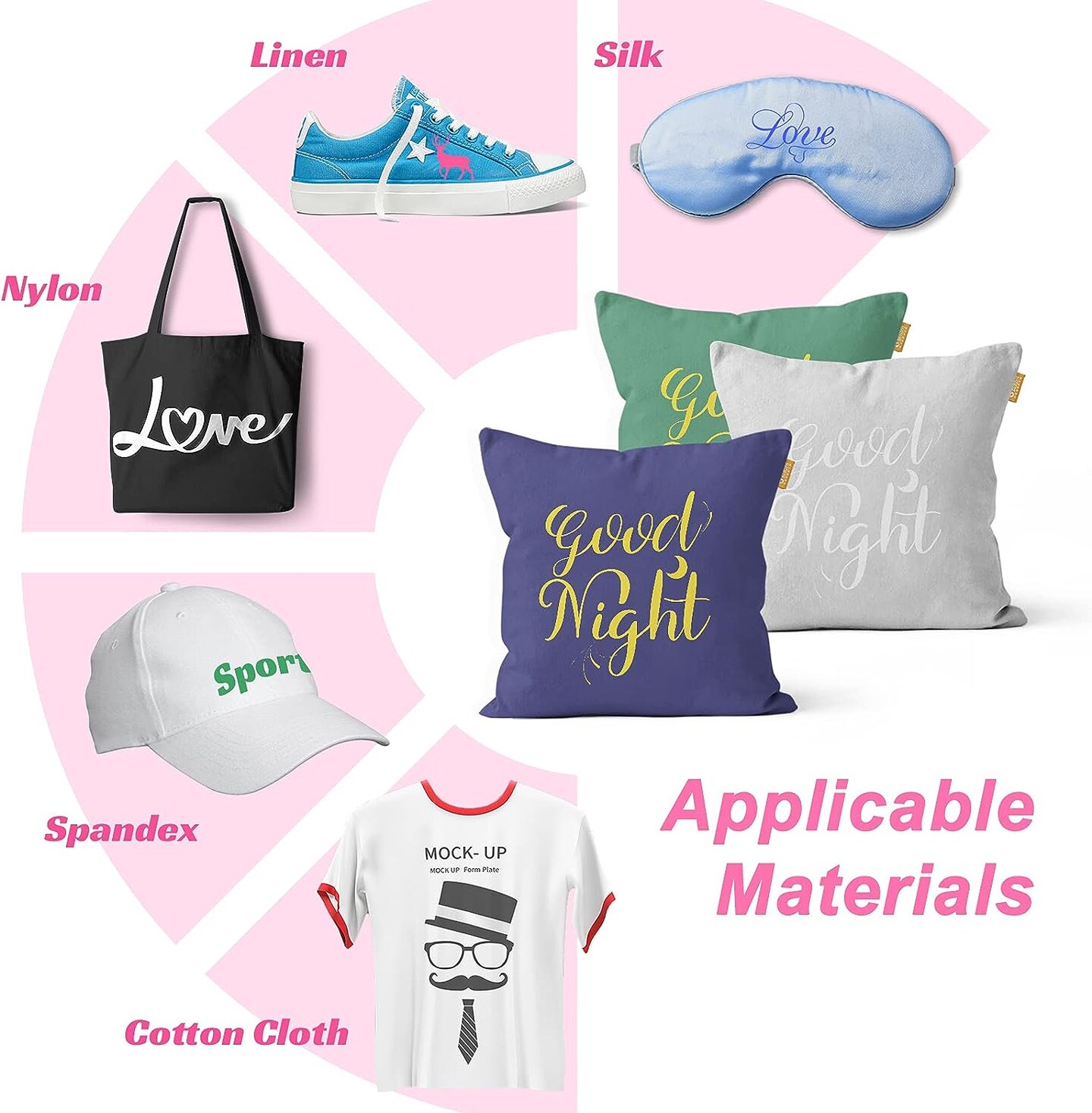 HTV Heat Transfer Vinyl Bundle: 32 Pack Assorted Colors 12"x10" Sheets, Iron On Vinyl for T-Shirt