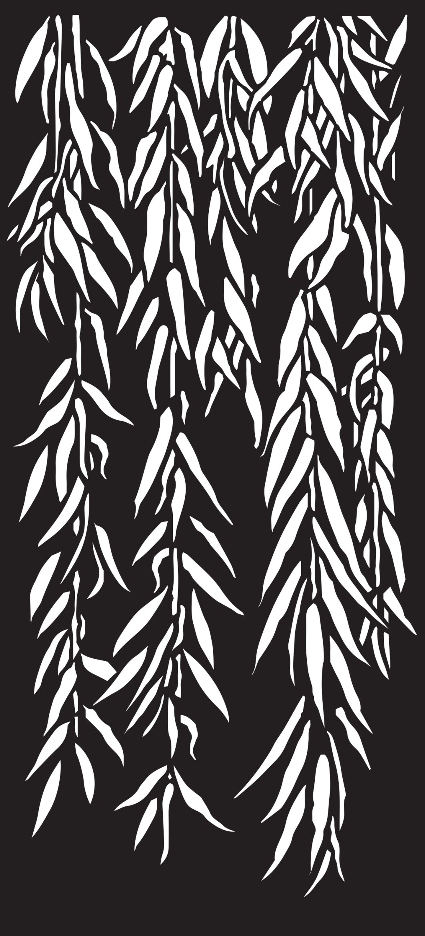 Creative Expressions  Weeping Willow DL Stencil