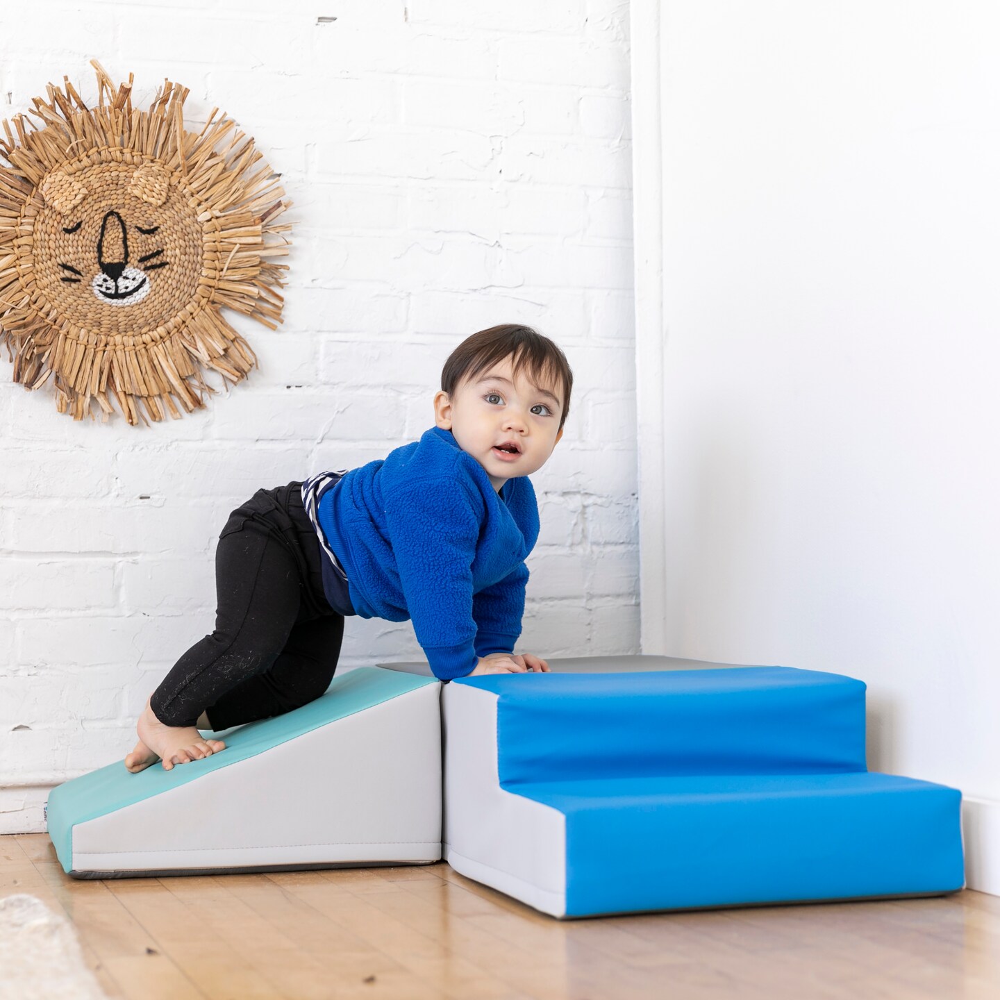 Junior Little Me Climb Crawl and Slide, Beginner Playset, 3-Piece