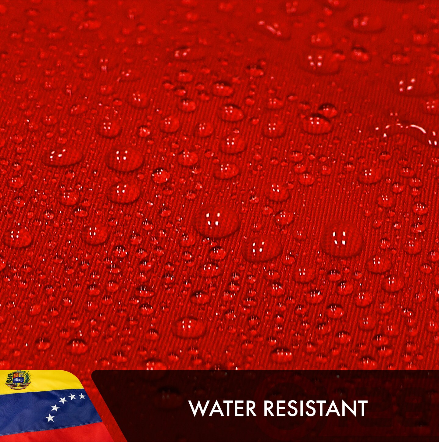 G128 Venezuela (Venezuelan) Flag | 3x5 feet | Double Sided Embroidered 210D Indoor/Outdoor, Brass Grommets, Heavy Duty Polyester