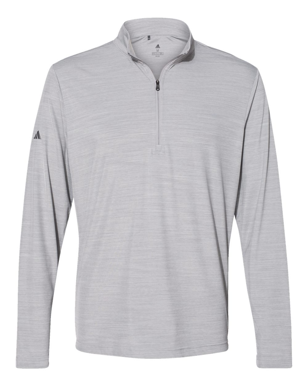 Adidas® Lightweight Melange Quarter-Zip Pullover, Size: S, Color