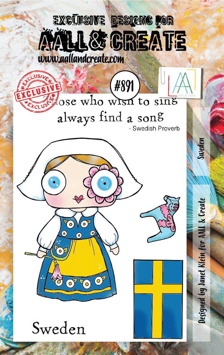 AALL and Create  Stamp Set -891 - Sweden