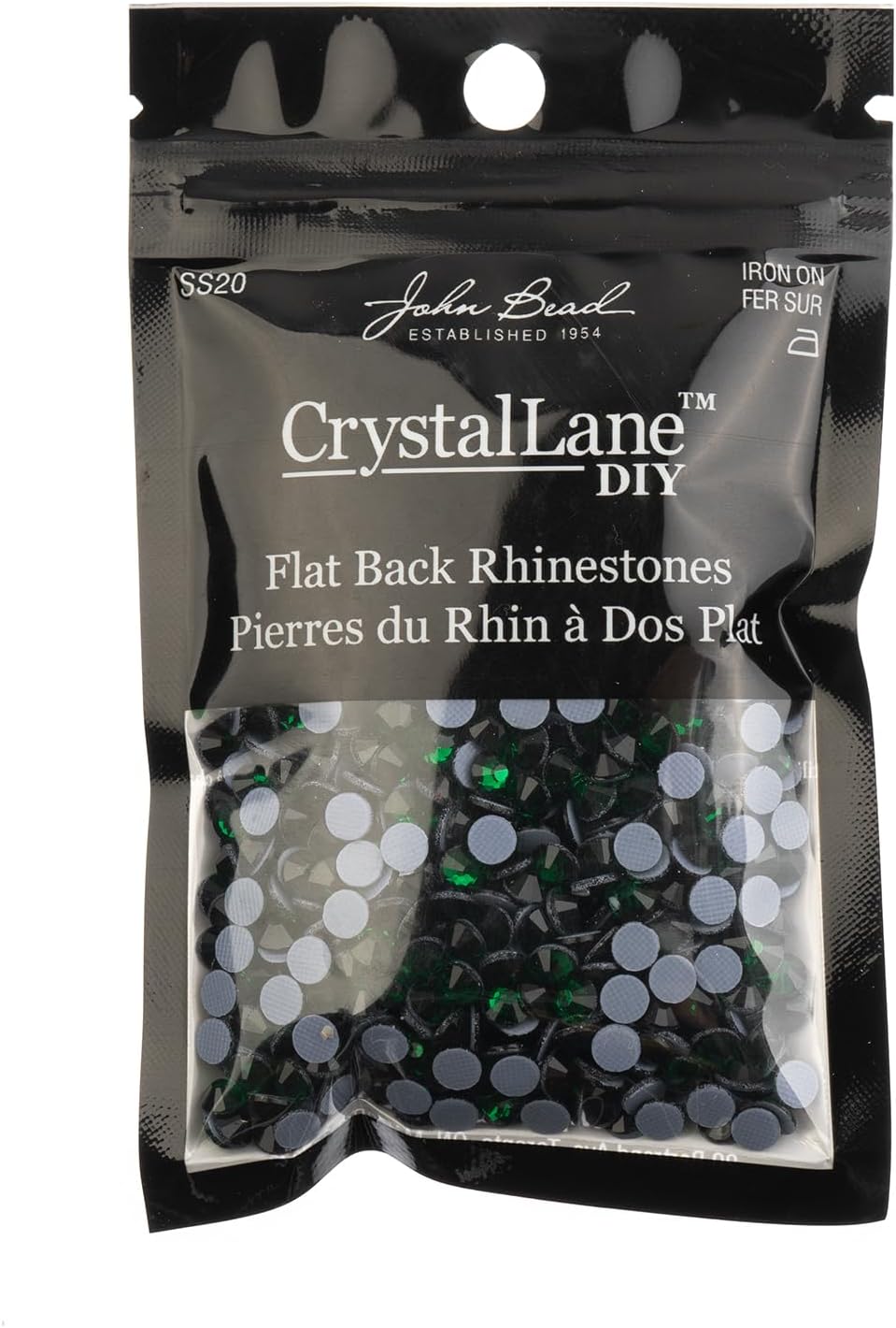 Crystal Lane DIY SS20 (4.7mm) Hot-fix Glass Flat Backs Rhinestones, 1440pcs