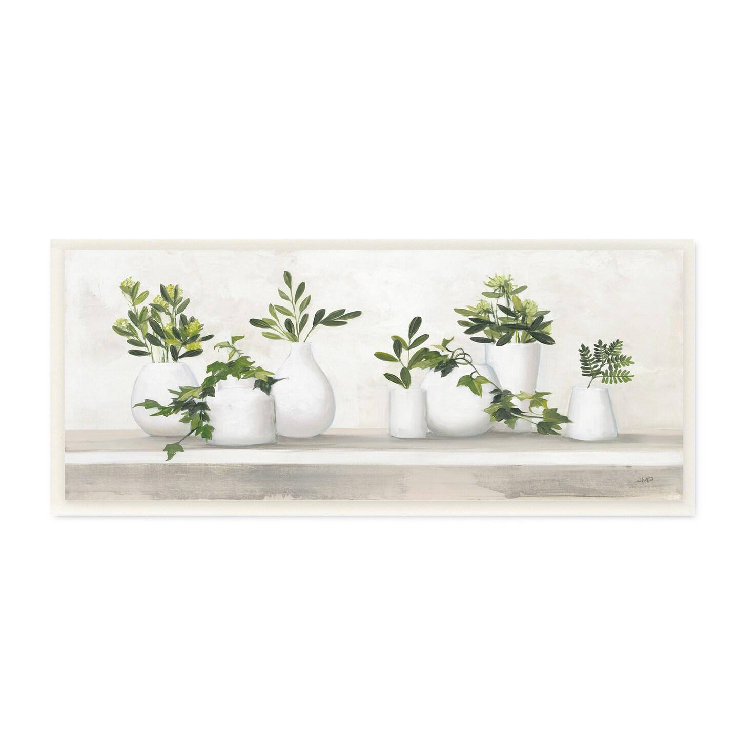 Stupell Industries Traditional Potted Cottage Plants Wall Plaque Art